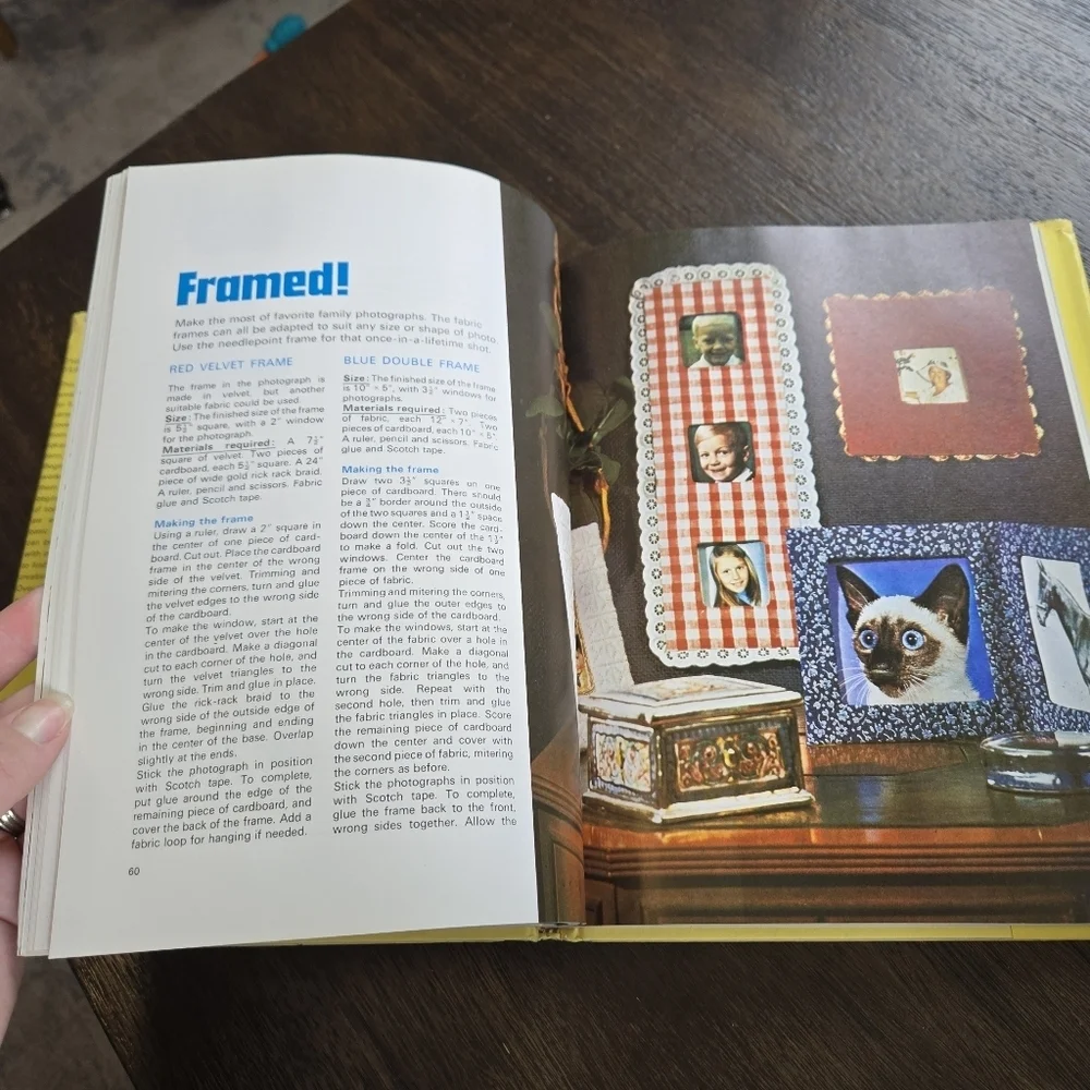 The Creative Crafts Yearbook 1979 Yellow Hardcover Vintage Book